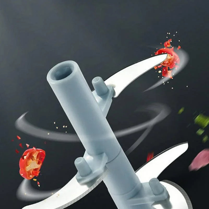 Manual Rotary Chopper — One-Pull Mincing for Veggies & Herbs