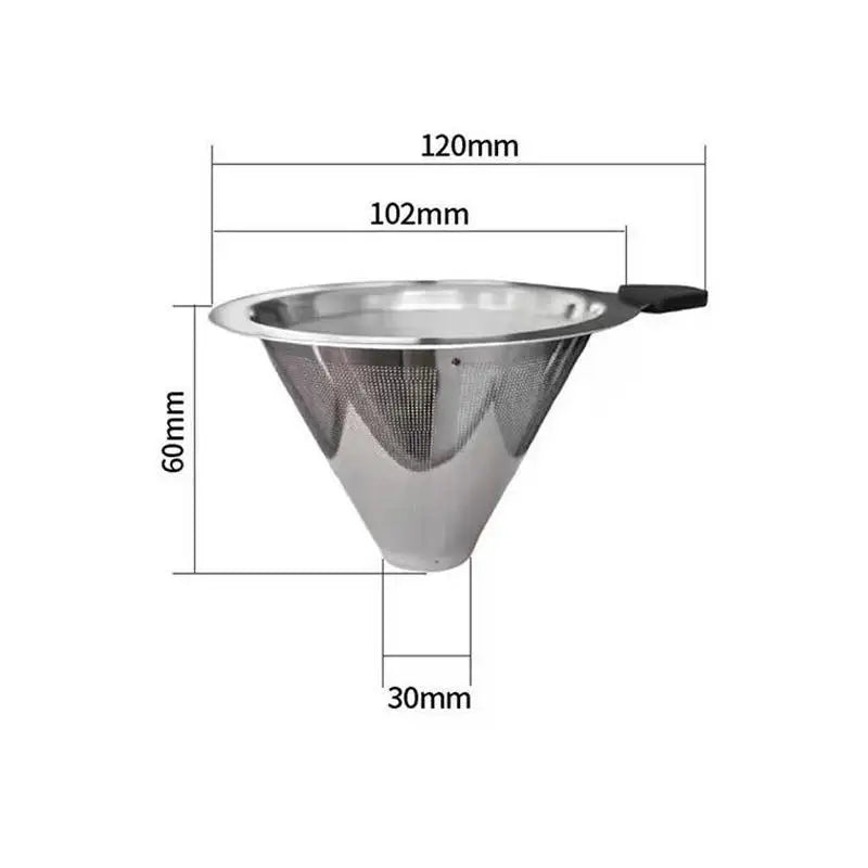 Reusable Pour-Over Coffee Dripper — Paperless & Fuss-Free