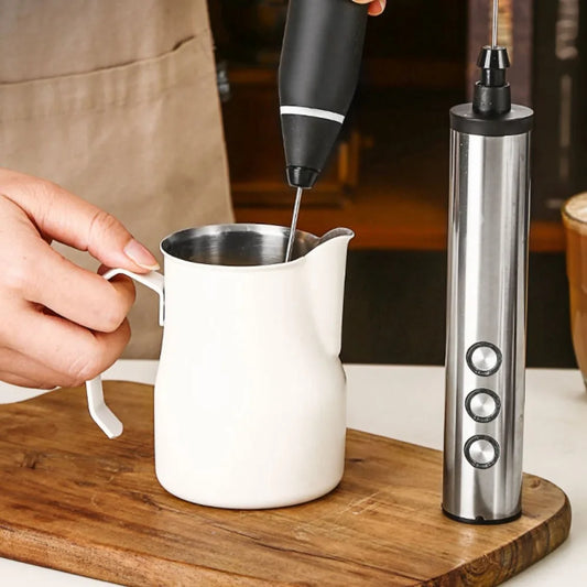 304 Stainless Steel Milk Frothing Pitcher with Precision Pour Spout