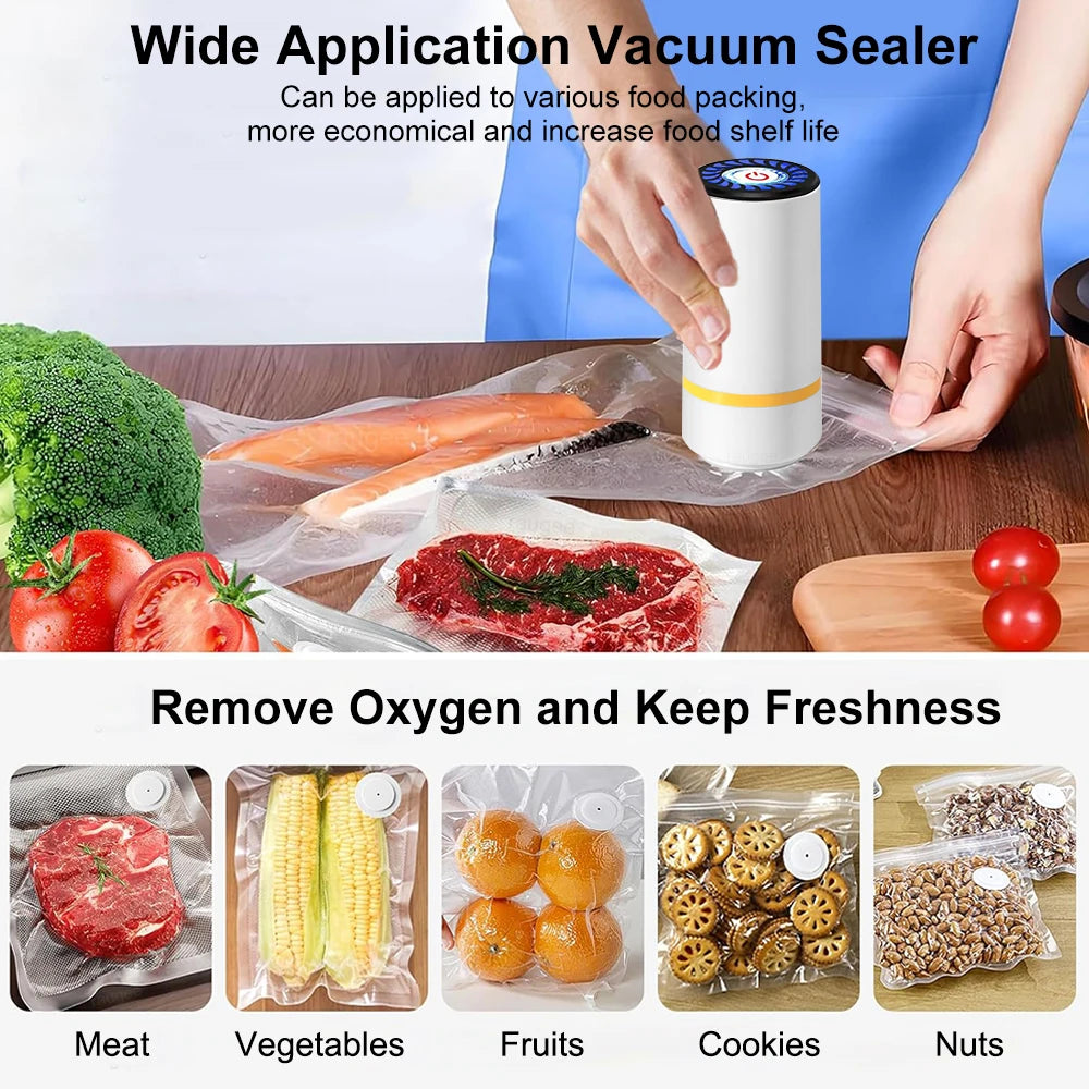 Pocket Vacuum Sealer — Zero Food Waste