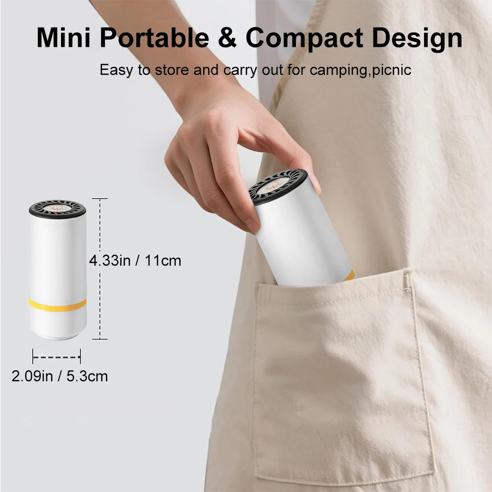 Pocket Vacuum Sealer — Zero Food Waste