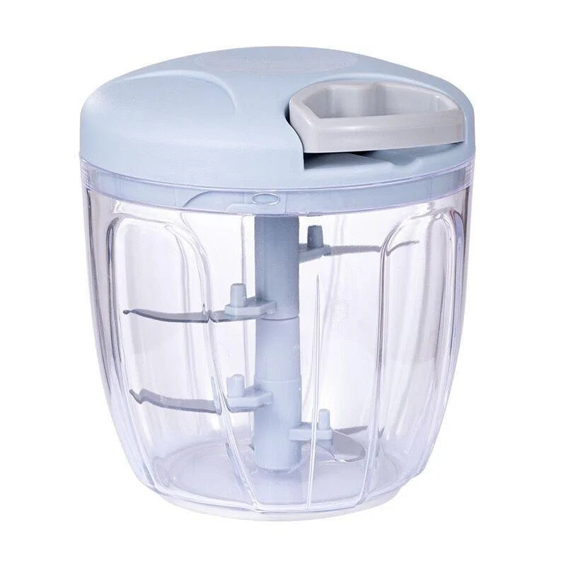 Manual Rotary Chopper — One-Pull Mincing for Veggies & Herbs