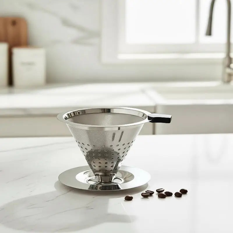 Reusable Pour-Over Coffee Dripper — Paperless & Fuss-Free