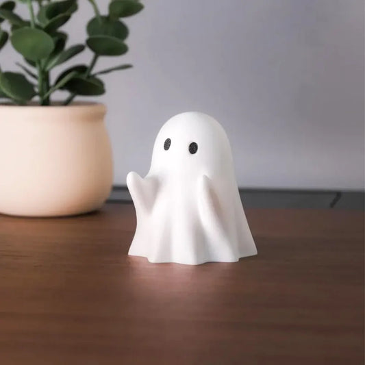 Ghost Pen Holder - Cute  Desktop Organizer for Office & Home, Halloween Decor Creative Gift, Funny Stationery Stand (1PC)