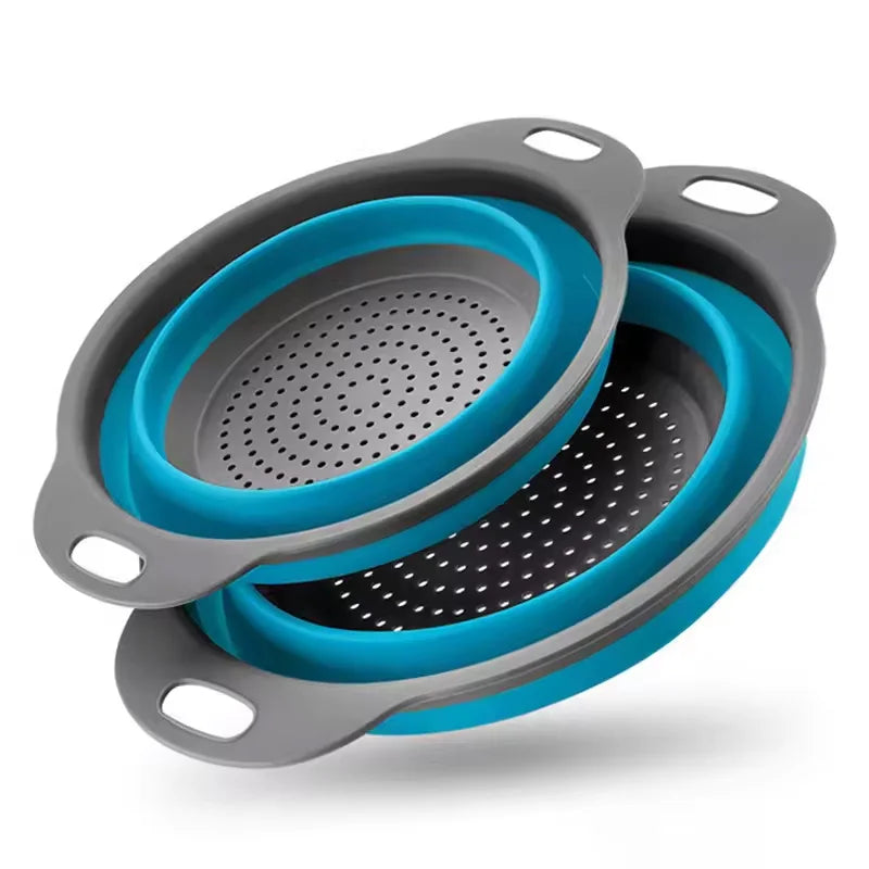 Collapsible Silicone Strainer — Fits in Any Drawer
