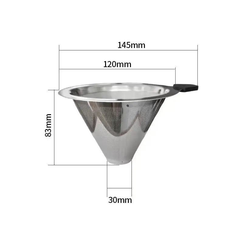 Reusable Pour-Over Coffee Dripper — Paperless & Fuss-Free