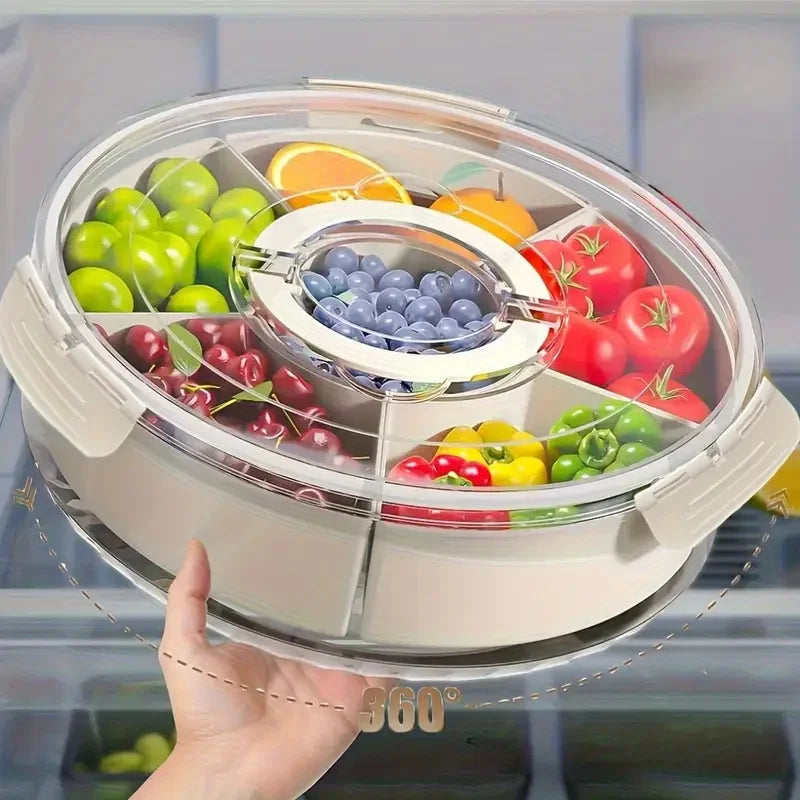 Flower Rotating Snack Tray — The Life of the Party