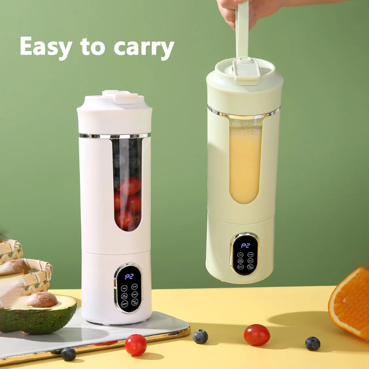 530ml Portable USB Rechargeable Blender with 12 Blades